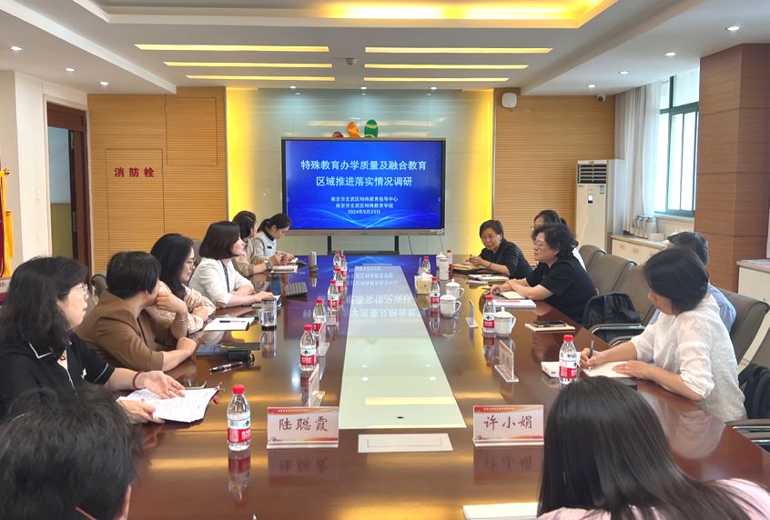 玄武区迎接区域融合教育推进与落实情况调研